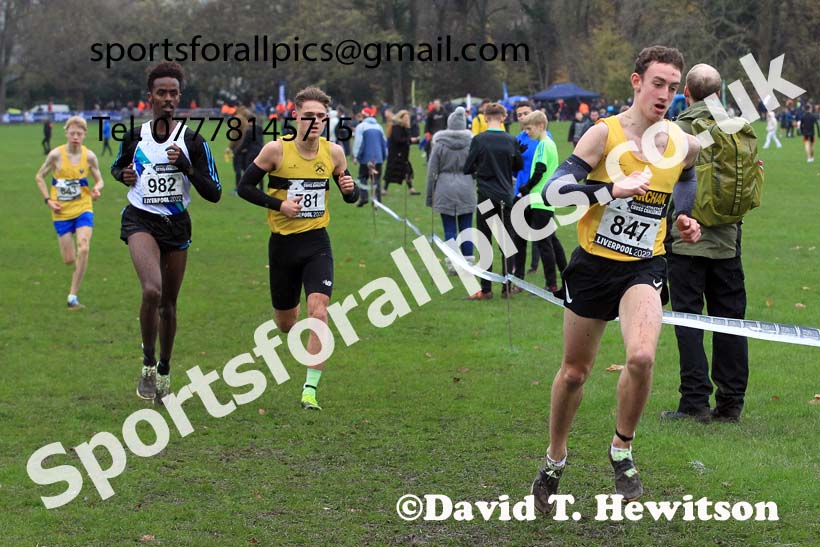 Mens Under-17s, 2022 British Athletics Cross Challenge, Sefton Park, Liverpool.  Photo: David T. Hewitson/Sports for All Pics